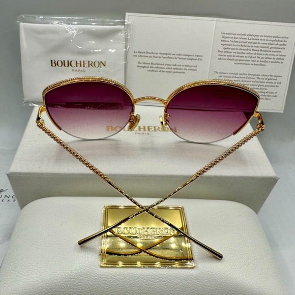 🏆Boucheron18K Gold Pplated BC0097S 003 ‼️Made In France ! - Picture 8 of 16